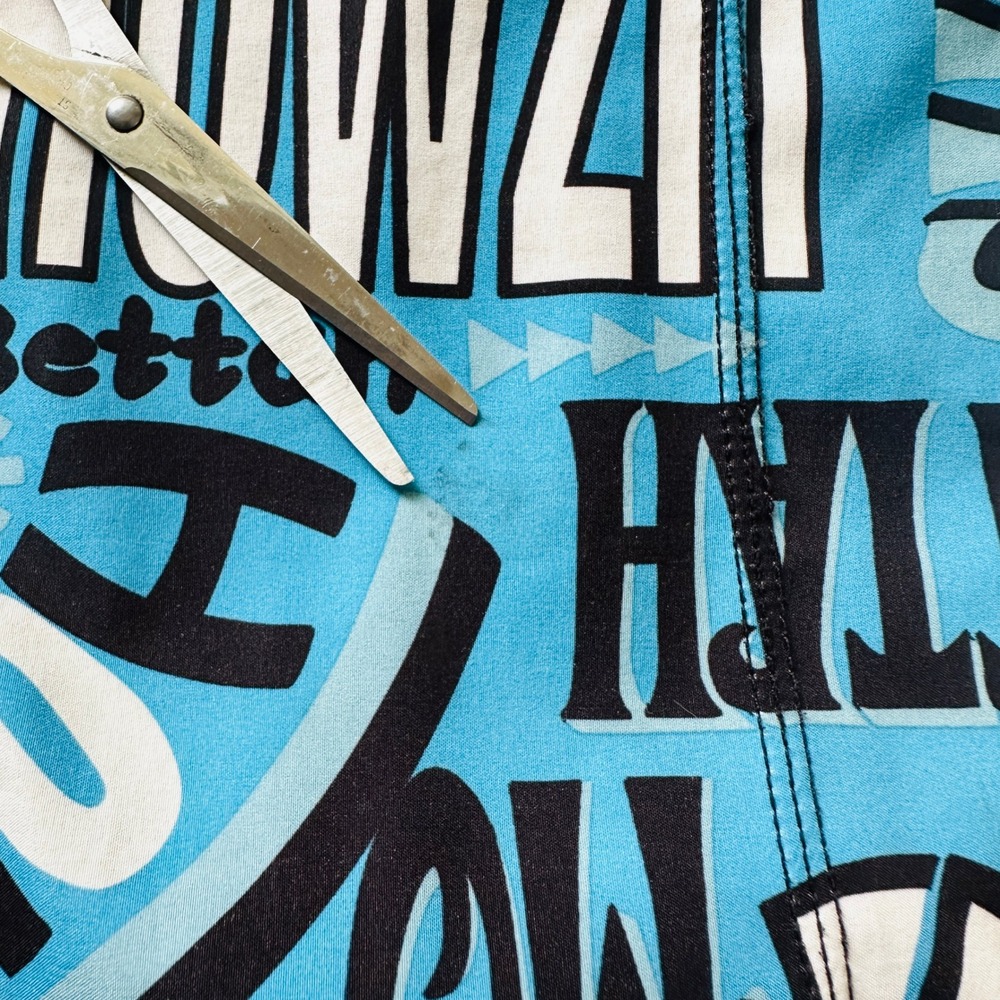 HIC Hawaiian Island Creations Mens Board Shorts 34‎ Howzit Surf Trunks Vacation - Picture 9 of 16